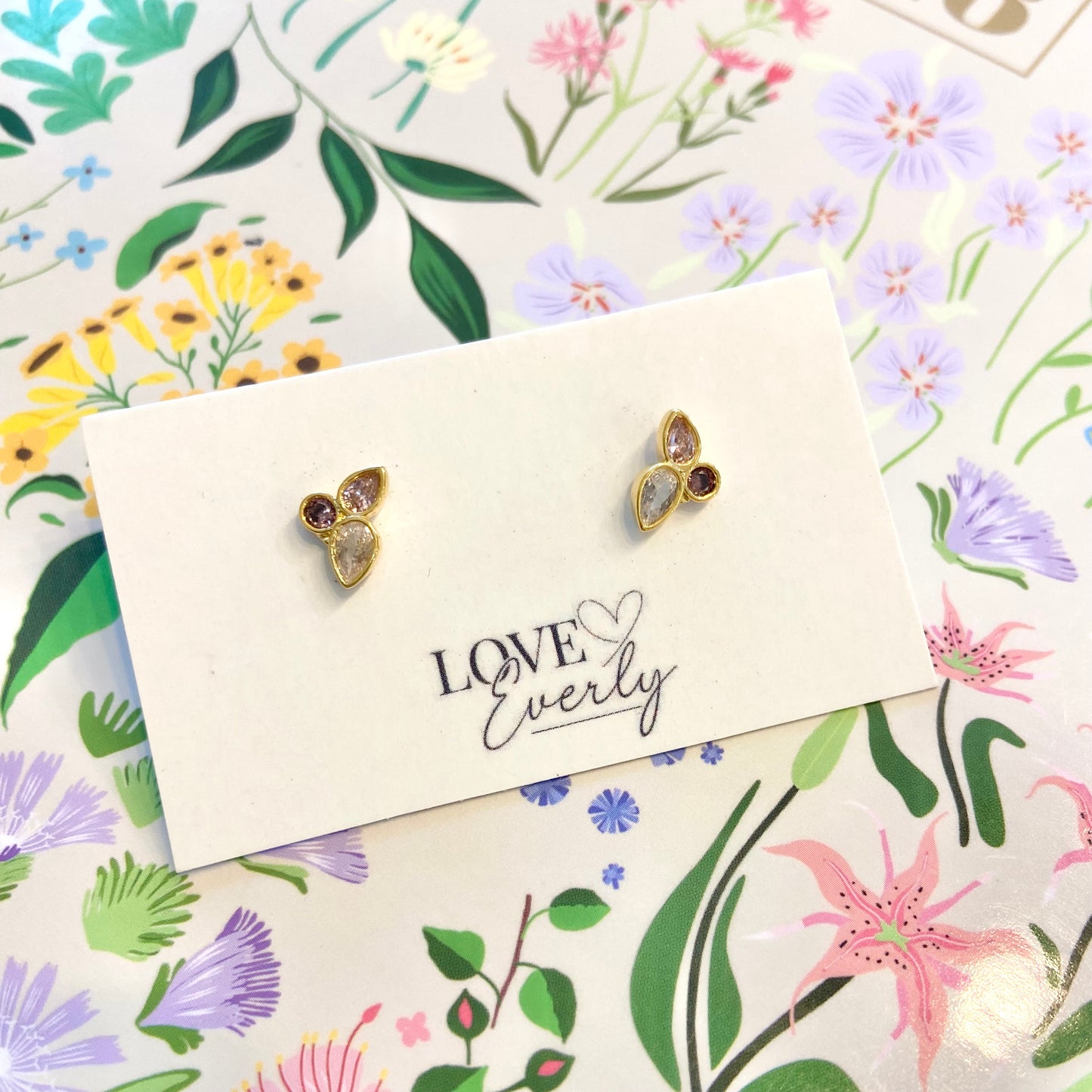 Pink Petal Earrings