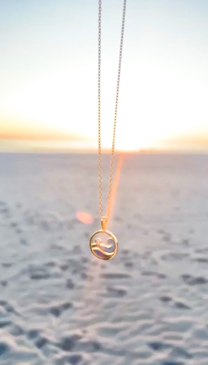 Blue Wave Necklace
