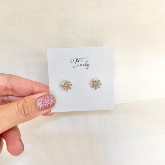 Pastel Flower Earrings