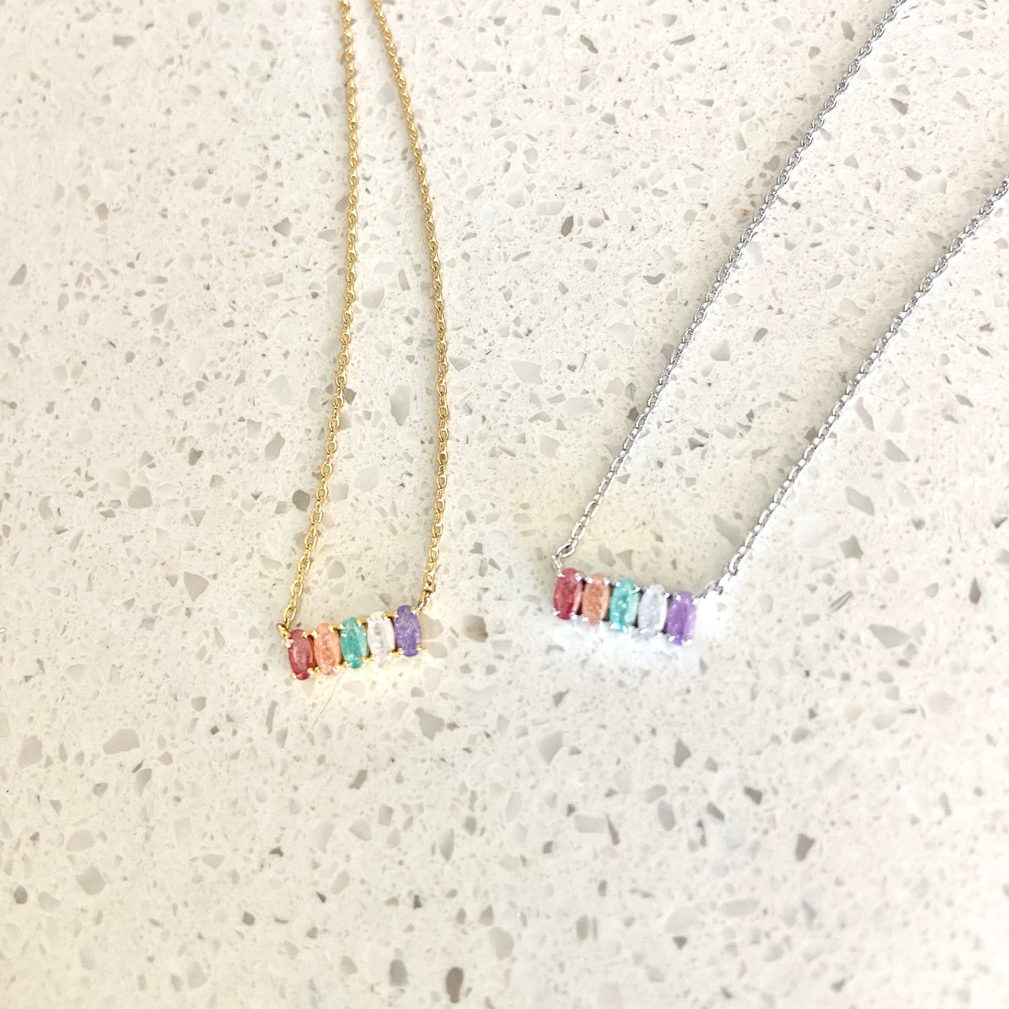 Pastel Bar Necklace