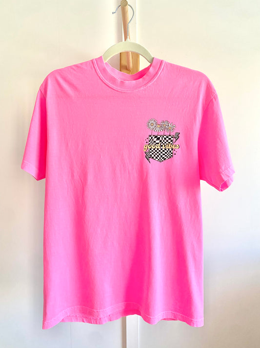 Neon Good Vibes Tee
