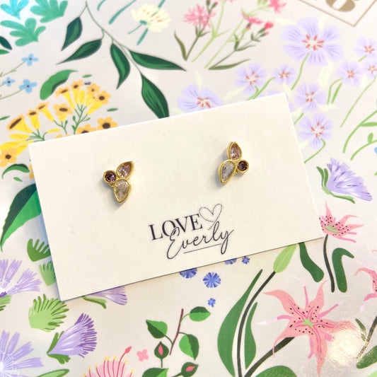 Pink Petal Earrings