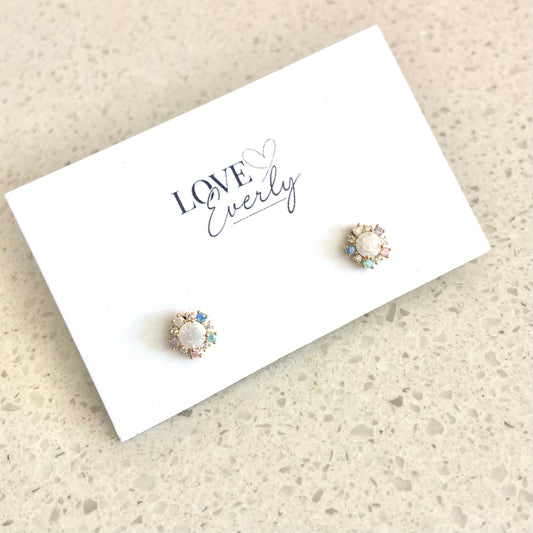Pastel Sun Earrings