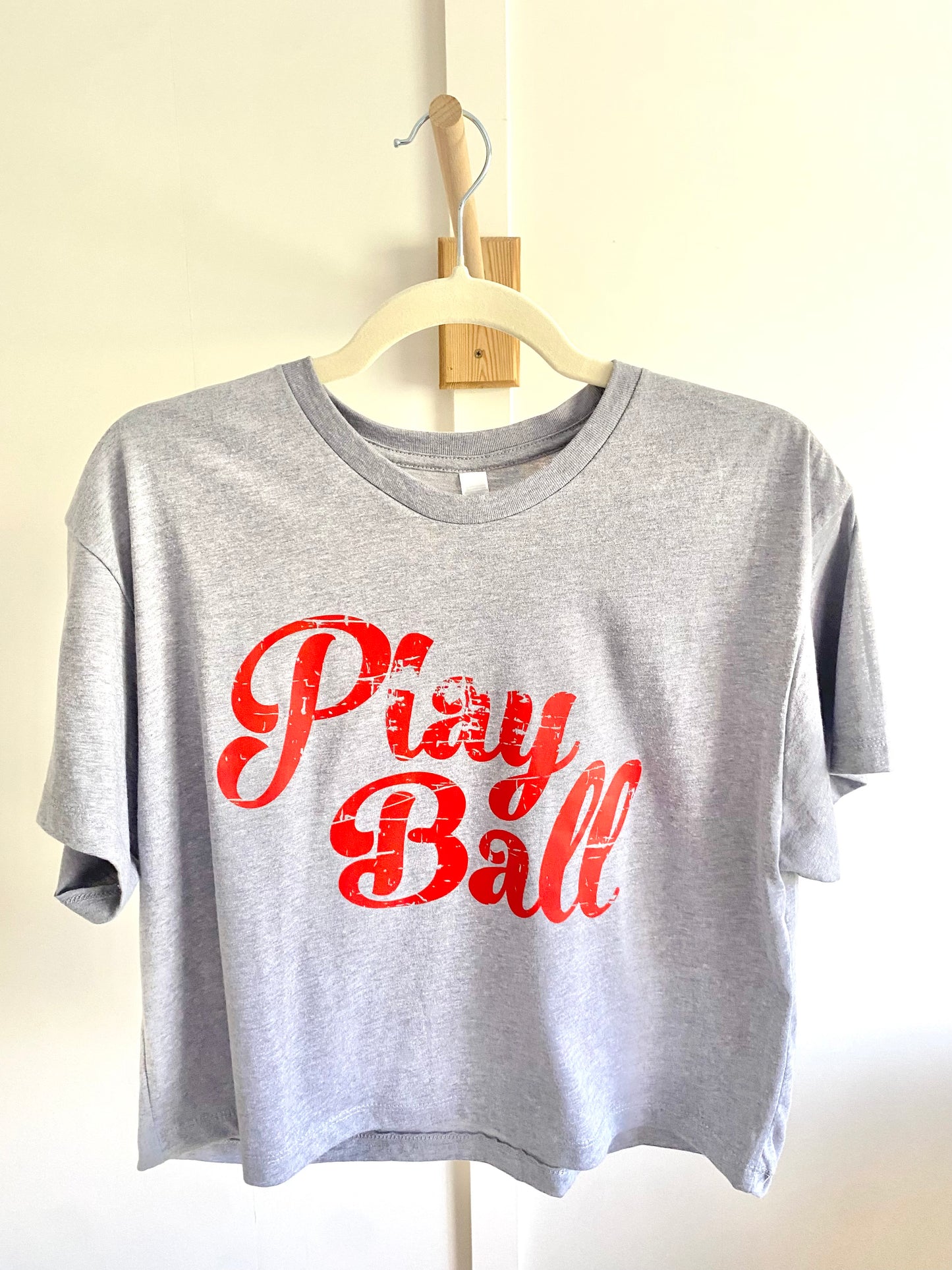 Grey Play Ball Tee